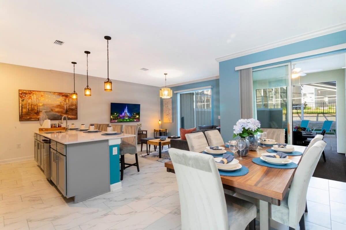 Splendid 4 Bd W/ Pool Close To Disney @ Champions Gate 1006 Kissimmee Luaran gambar